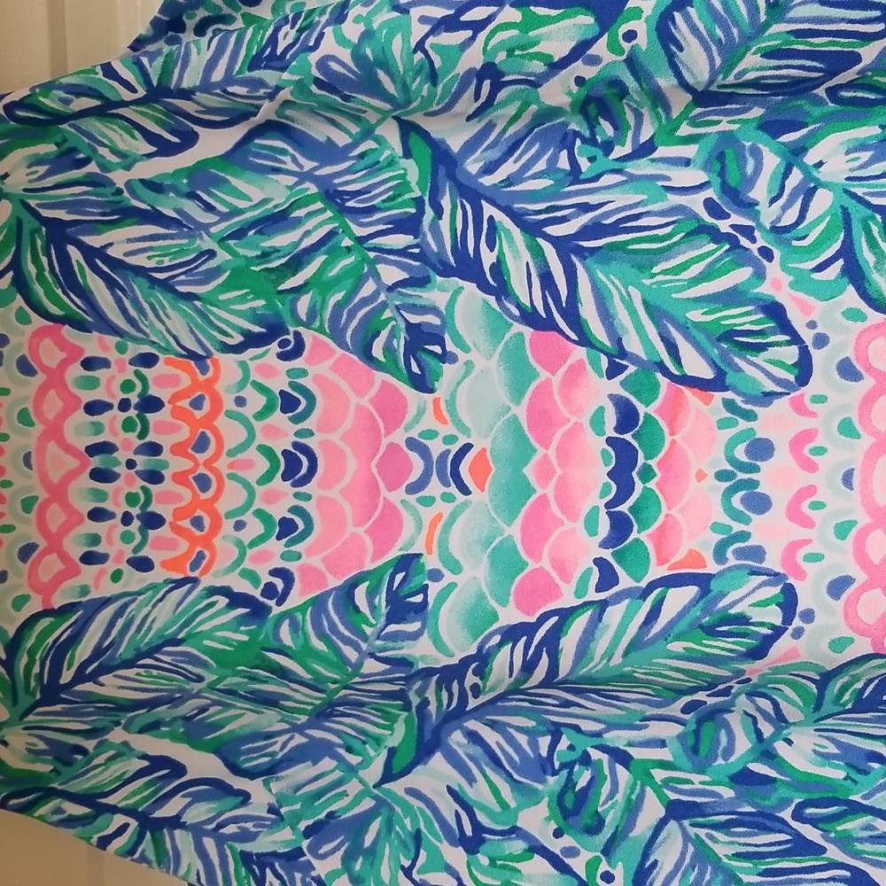 Lilly Pulitzer Donna Romper Feel The Beat Engineered, Size 2 $178 - Picture 5 of 16